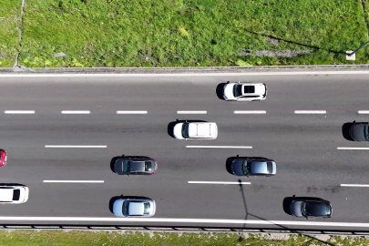 Anadolu Otoyolu'nun Bolu geçişinde trafik yoğunluğu