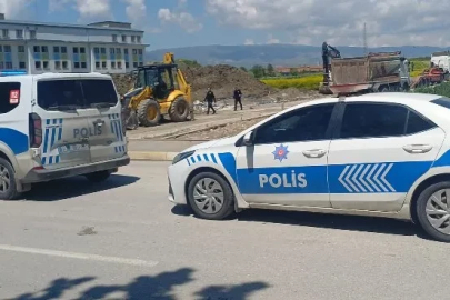 Temel kazısı sırasındaki göçük; 1 yaralı