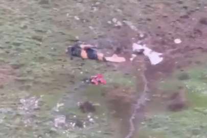 Dağda kalp krizi geçirdi; askeri helikopter ile kurtarıldı (2)