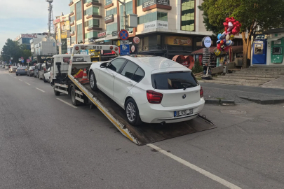 Samsun'da korsan taksi denetiminde 3 sürücüye 300 bin lira ceza