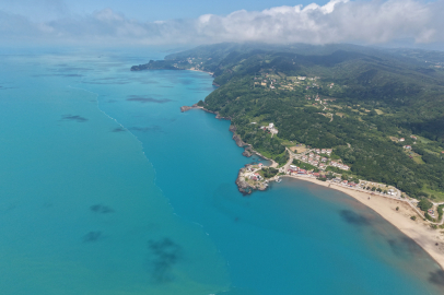 Karadeniz'de turkuaz ve mavi bir arada