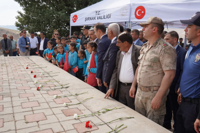 Şırnak’ta PKK’lı teröristlerin 36 yıl önce katlettiği 27 kişi törenle anıldı 