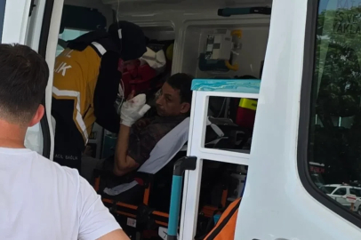 Ahşap kesim makinesine elini kaptıran işçinin 2 parmağı koptu
