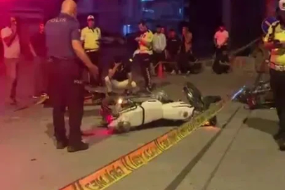 Mersin'de iki motosiklet çarpıştı: 1 ölü, 1 yaralı