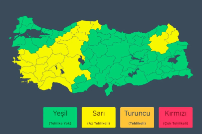 İçişleri Bakanlığı'ndan 'sağanak' uyarısı